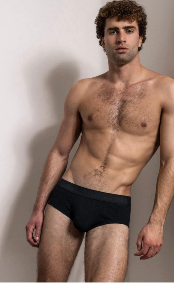 【C-IN2】C-Theory mid-waist briefs-black