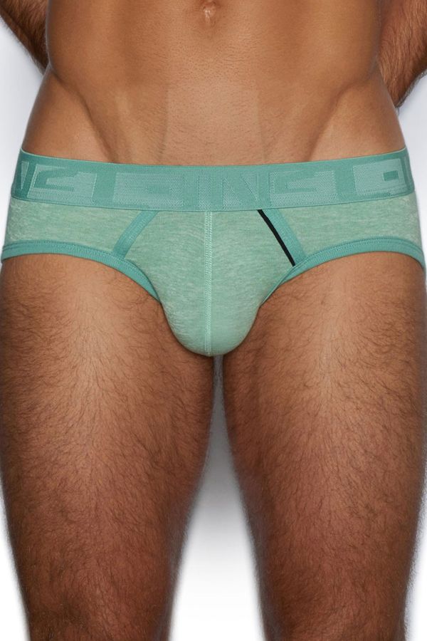 【C-IN2】Hand Me Down low-waist briefs (lotus root, green, gray)