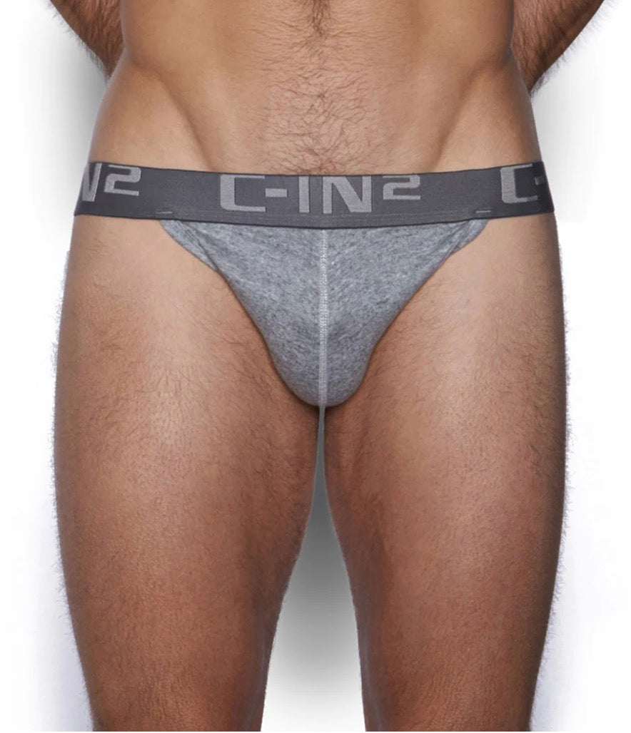 【C-IN2】Core hollow thong-grey