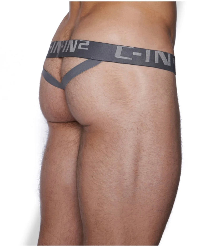 【C-IN2】Core hollow thong-grey