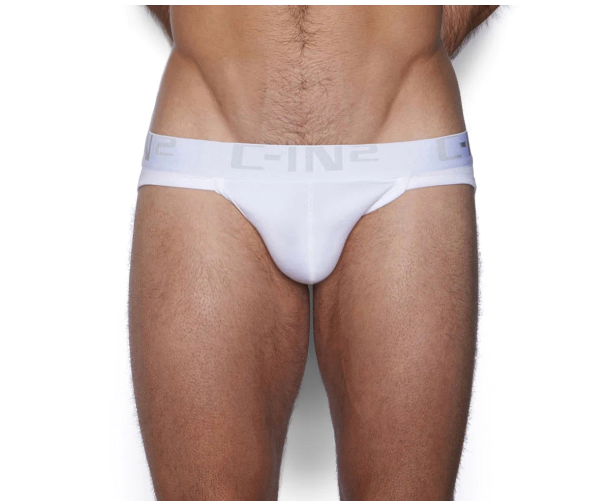 【C-IN2】Core low-waist sports briefs (white, black)