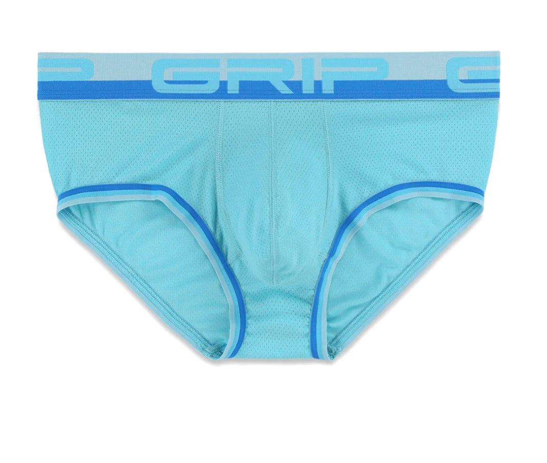 【C-IN2】Grap mesh midriff briefs- (orange, blue, yellow)