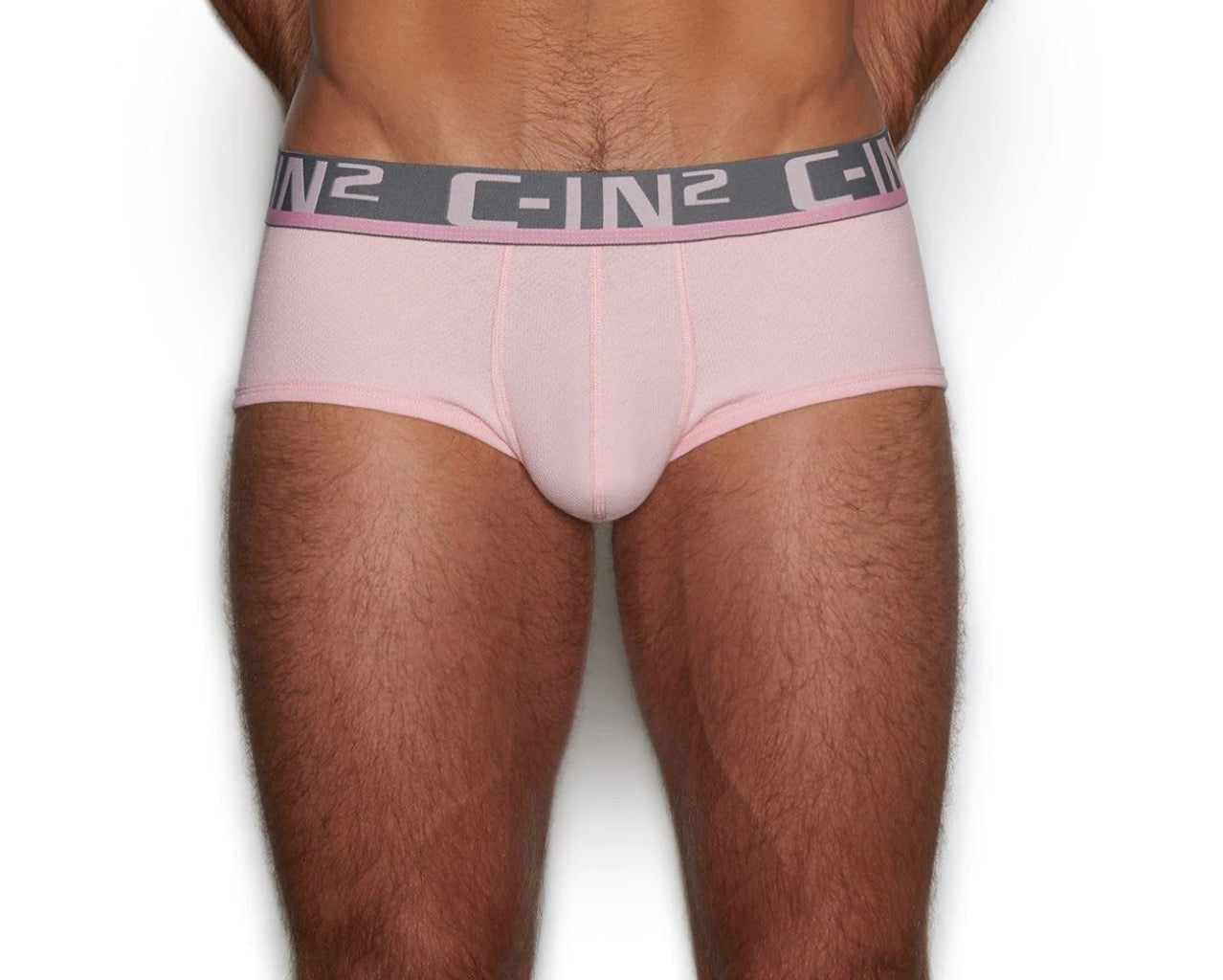 【C-IN2】C-Theory mid-waist briefs-(light blue, pink)
