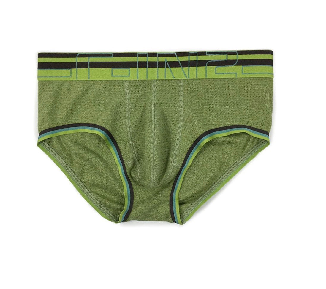 【C-IN2】Zen mid-waist underwear-wenqinggreen