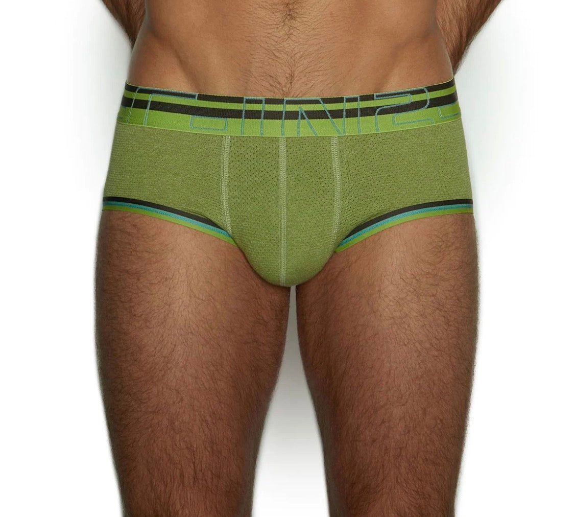 【C-IN2】Zen mid-waist underwear-wenqinggreen
