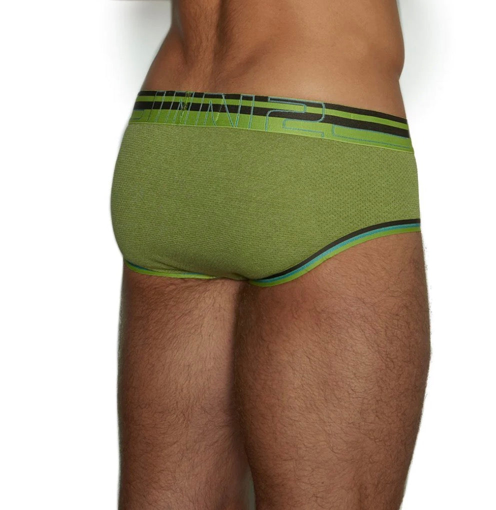 【C-IN2】Zen mid-waist underwear-wenqinggreen