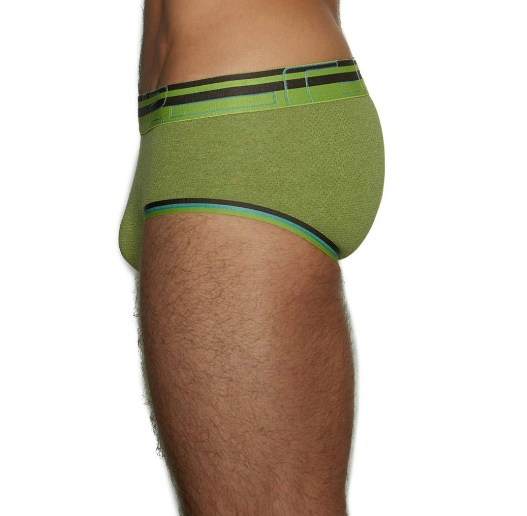 【C-IN2】Zen mid-waist underwear-wenqinggreen