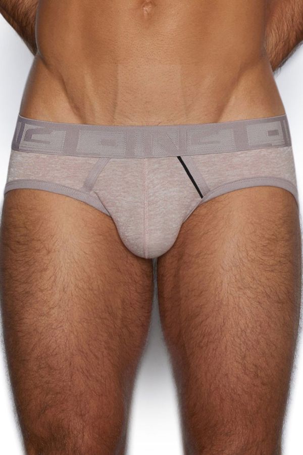 【C-IN2】Hand Me Down low-waist briefs (lotus root, green, gray)