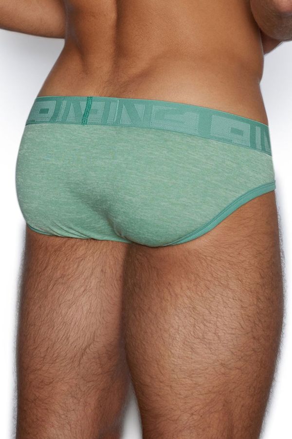 【C-IN2】Hand Me Down low-waist briefs (lotus root, green, gray)