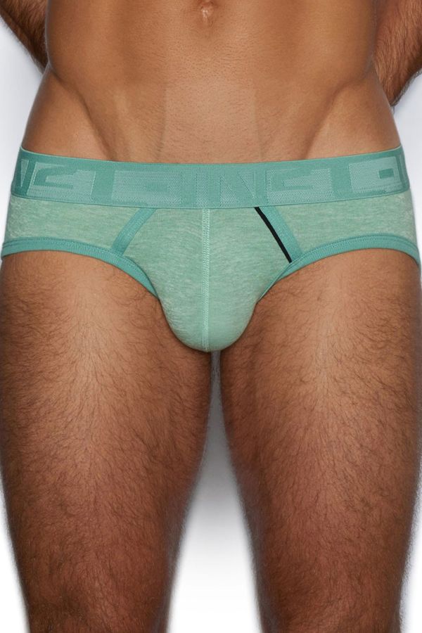 【C-IN2】Hand Me Down low-waist briefs (lotus root, green, gray) 