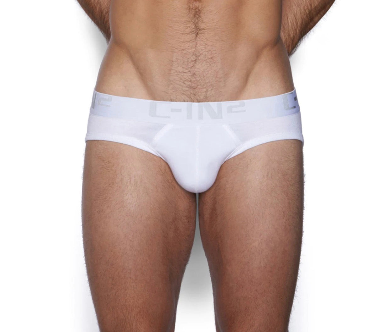 【C-IN2】Core Classic Low Waist Briefs (White, Gray) 