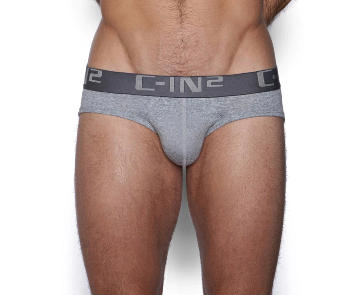 【C-IN2】Core Classic Low Waist Briefs (White, Gray) 