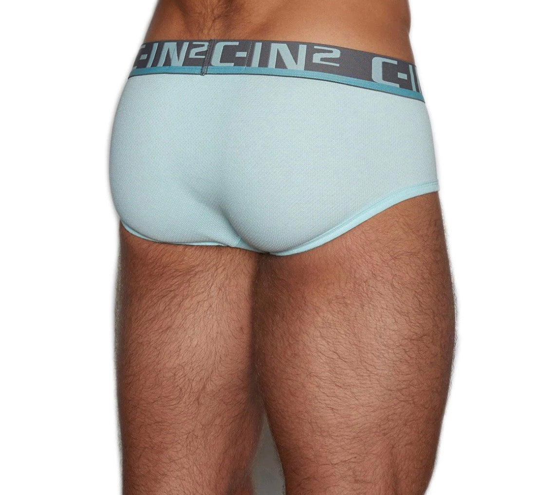 【C-IN2】C-Theory mid-waist briefs-(light blue, pink) 