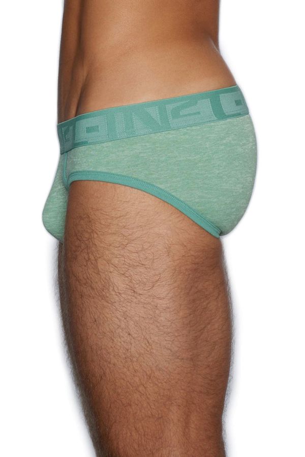 【C-IN2】Hand Me Down low-waist briefs (lotus root, green, gray) 